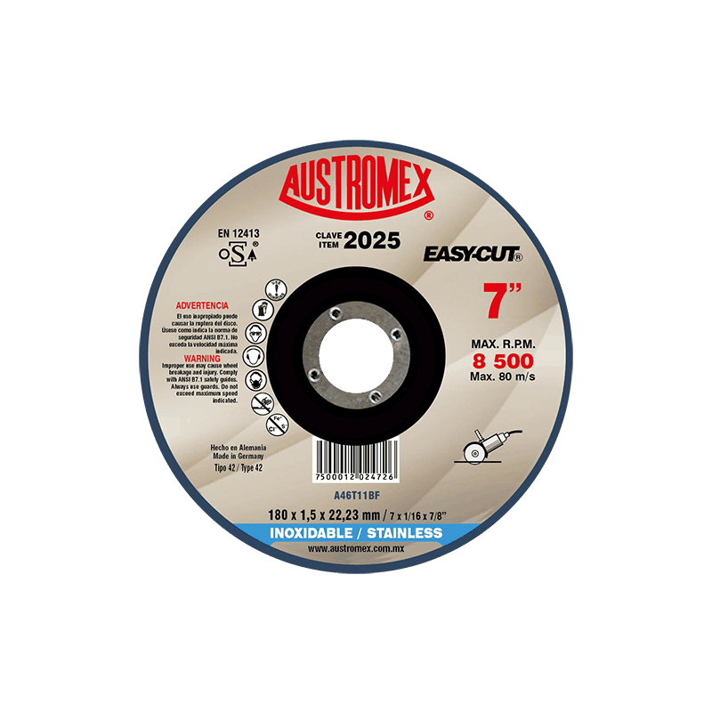 RUEDA FIBRA 6"X3/4"X3/4" GRANO 80 TYROLIT RUEDA FIBRA 6"X3/4"X3/4" GRANO 80 TYROLIT
